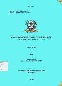 Image of Analisa Ergonomi Tempat Duduk Personel Pada Rantis 6x6