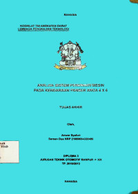 Image of Analisa Sistem Pendingin Mesin Pada Kendaraan Panser Anoa 6x6