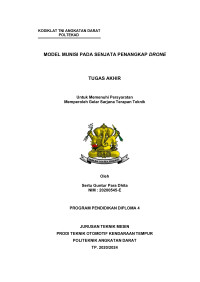 Image of MODEL MUNISI PADA SENJATA PENANGKAP DRONE