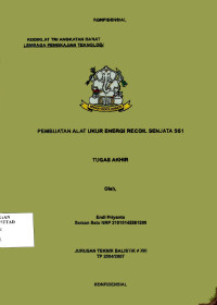 Image of Pembuatan Alat Ukur Energi Recoil Senjata SS1