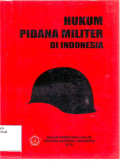 HUKUM PIDANA MILITER di INDONESIA